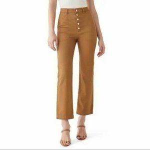 DL1961 Jerry High Rise Vintage Straight | Alta WOMENS — size 26. CAMEL. NEW